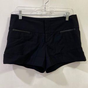Alice & Olivia Scoop Black Shorts size 6